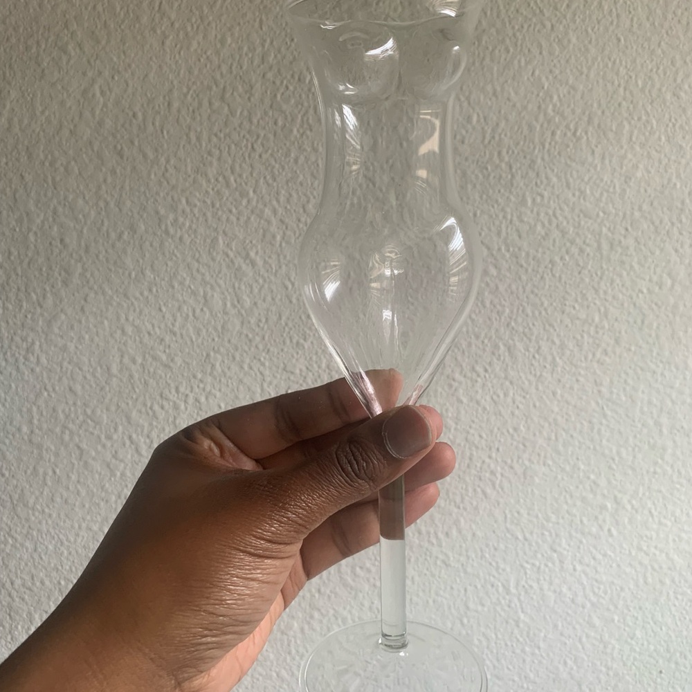 Women Body Shape drinking glass